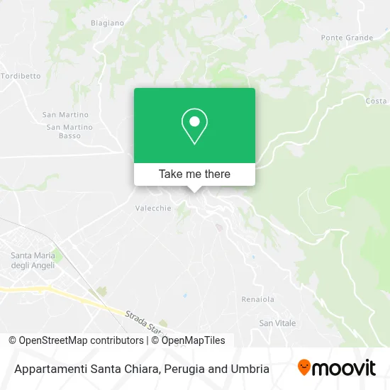 Appartamenti Santa Chiara map