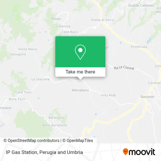 IP Gas Station map