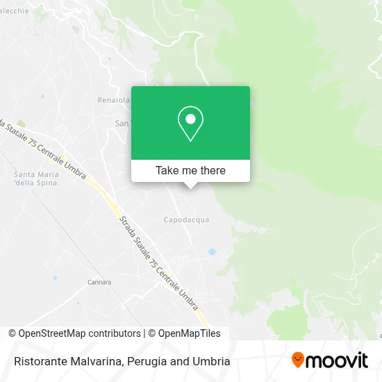 Ristorante Malvarina map