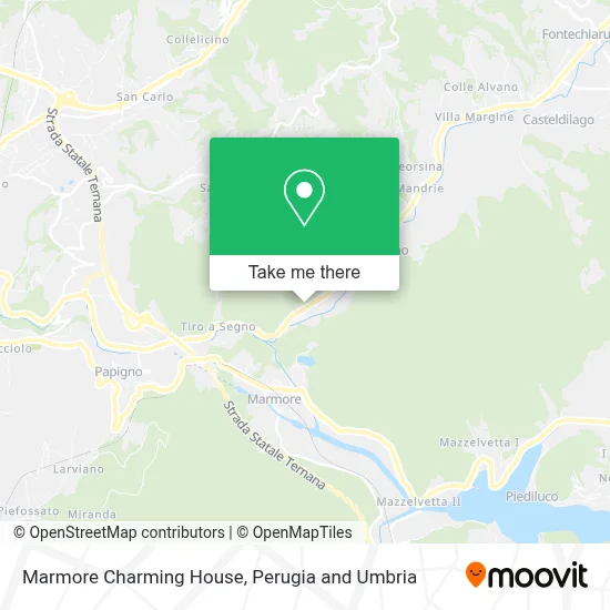 Marmore Charming House map