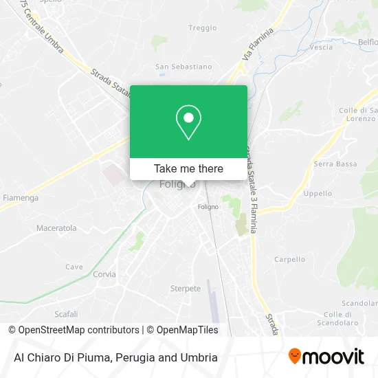 Al Chiaro Di Piuma map
