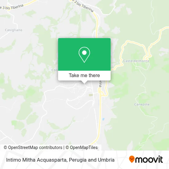 Intimo Mitha Acquasparta map
