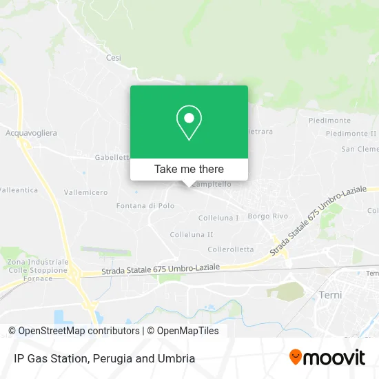 IP Gas Station map