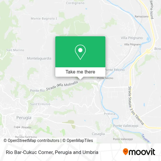Rio Bar-Cukuc Corner map