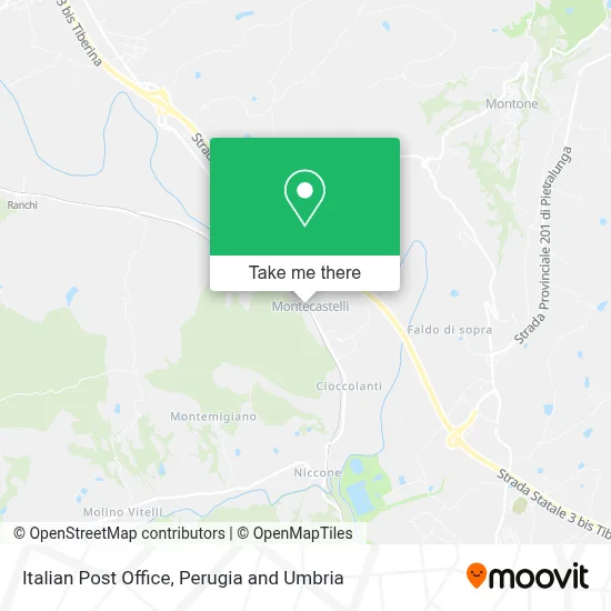 Italian Post Office map