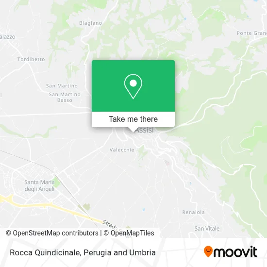 Rocca Quindicinale map
