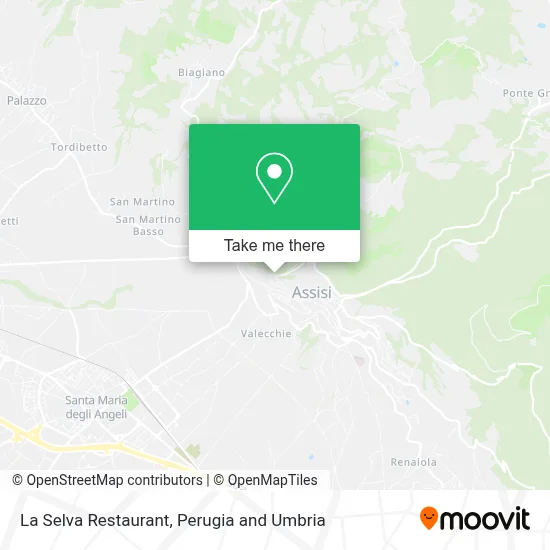 La Selva Restaurant map