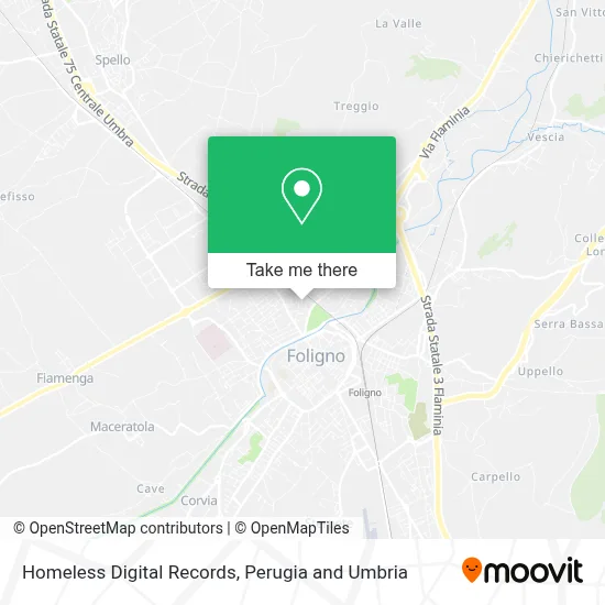 Homeless Digital Records map