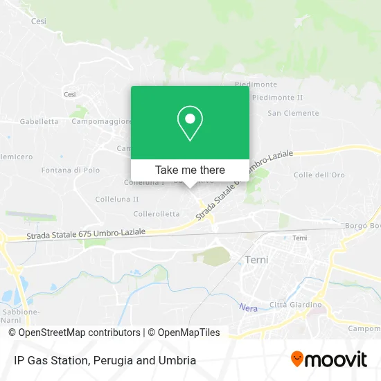 IP Gas Station map