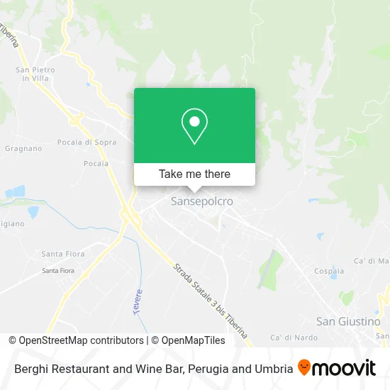 Berghi Restaurant and Wine Bar map