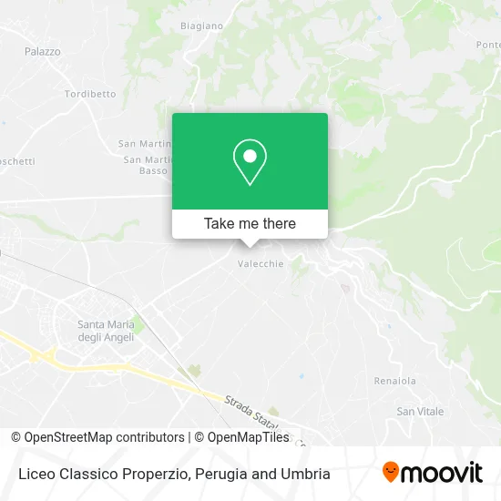 Liceo Classico Properzio map