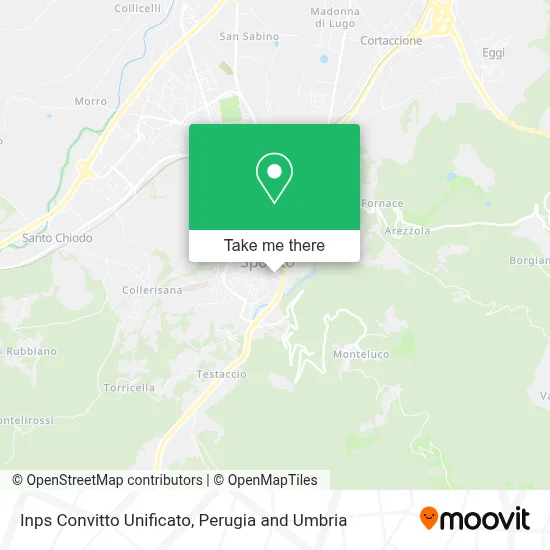 Inps Convitto Unificato map