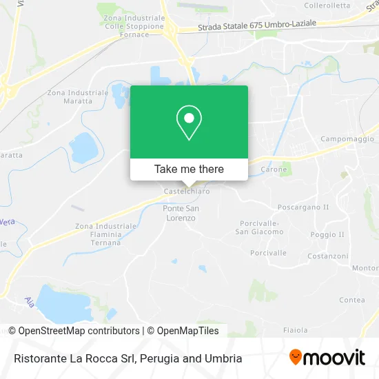Ristorante La Rocca Srl map