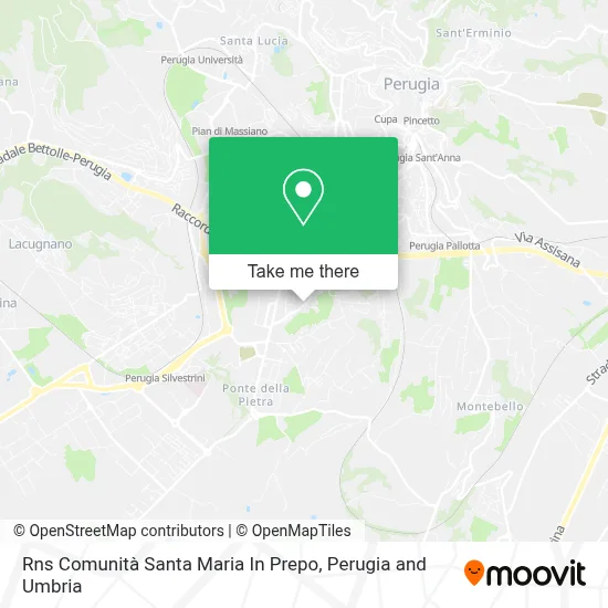 Rns Comunità Santa Maria In Prepo map