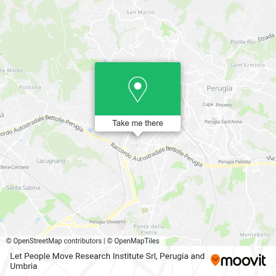 Let People Move Research Institute Srl map