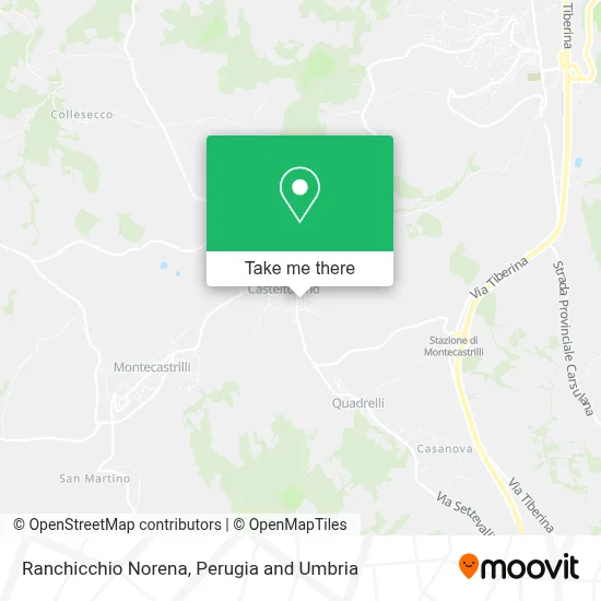 Ranchicchio Norena map