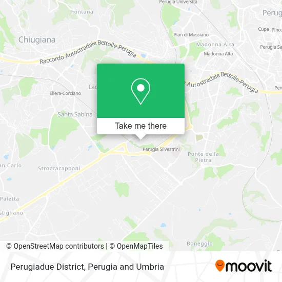 Perugiadue District map