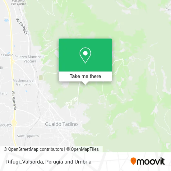 Rifugi_Valsorda map