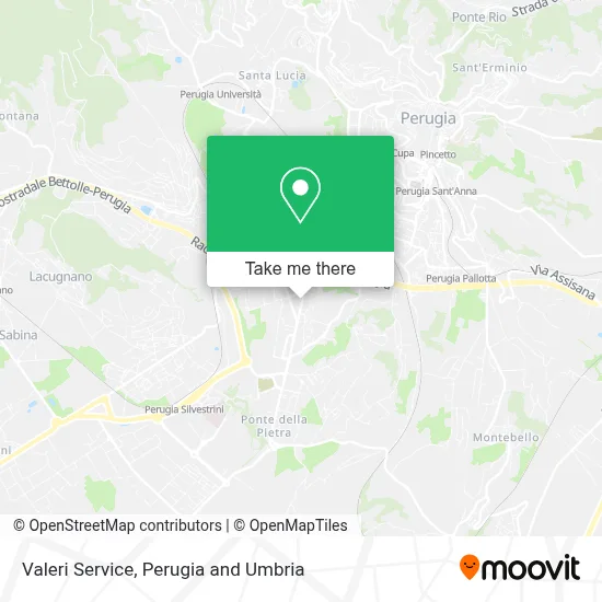 Valeri Service map