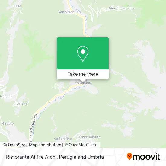 Ristorante Ai Tre Archi map
