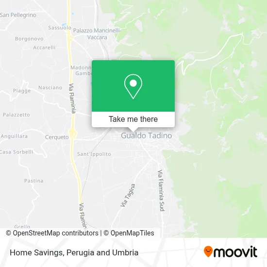 Home Savings map
