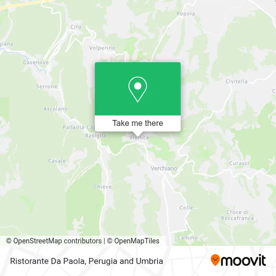 Ristorante Da Paola map