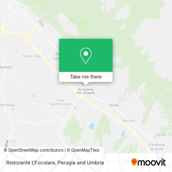 Ristorante L'Focolare map