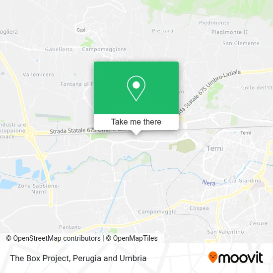 The Box Project map