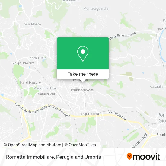 Rometta Immobiliare map