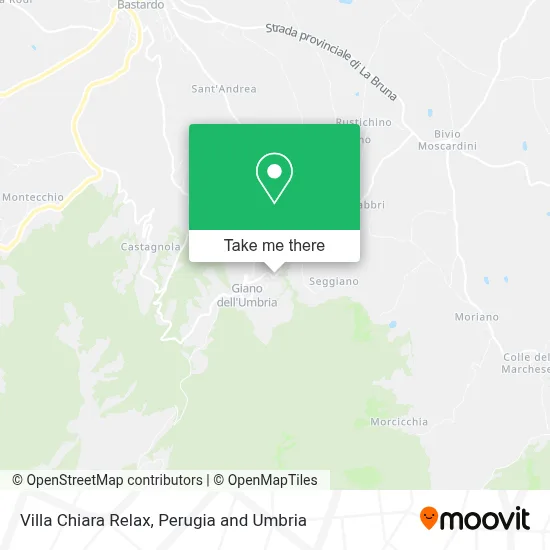 Villa Chiara Relax map