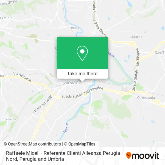 Raffaele Miceli - Referente Clienti Alleanza Perugia Nord map