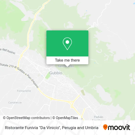 Ristorante Funivia "Da Vinicio" map