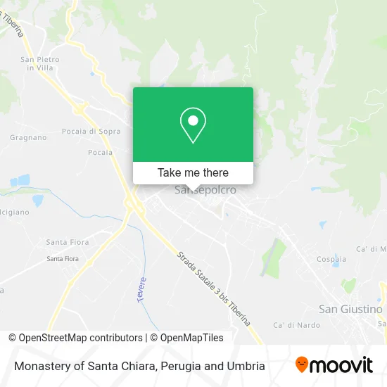 Monastery of Santa Chiara map