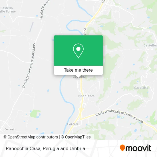 Ranocchia Casa map