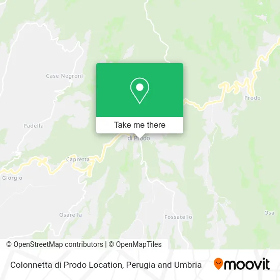 Colonnetta di Prodo Location map