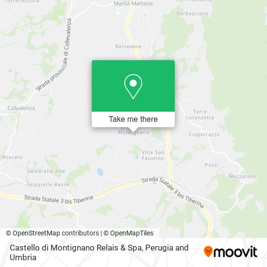 Castello di Montignano Relais & Spa map