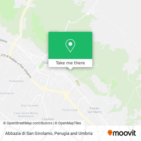 Abbazia di San Girolamo map