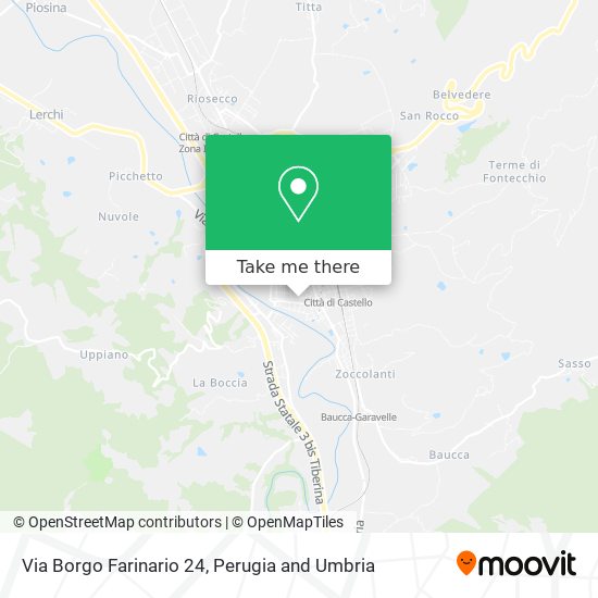 Via Borgo Farinario 24 map