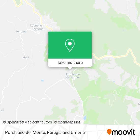 Porchiano del Monte map