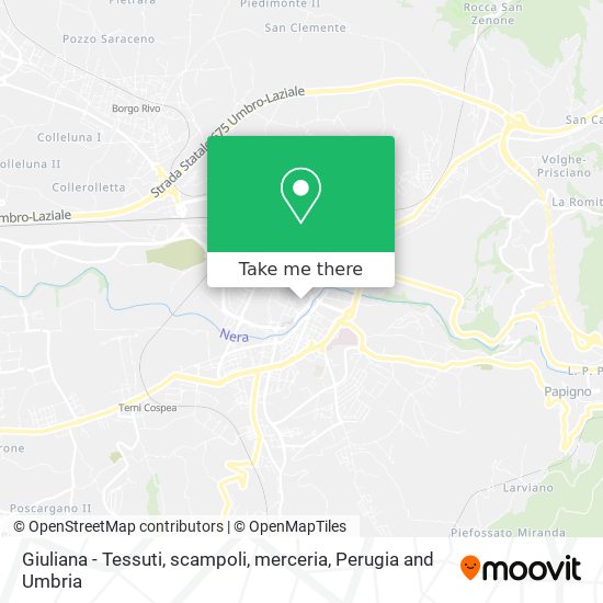 Giuliana - Tessuti, scampoli, merceria map