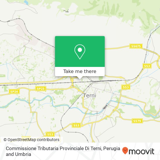 Commissione Tributaria Provinciale Di Terni map