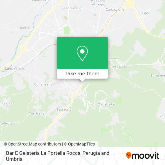 Bar E Gelateria La Portella Rocca map