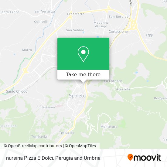 nursina Pizza E Dolci map