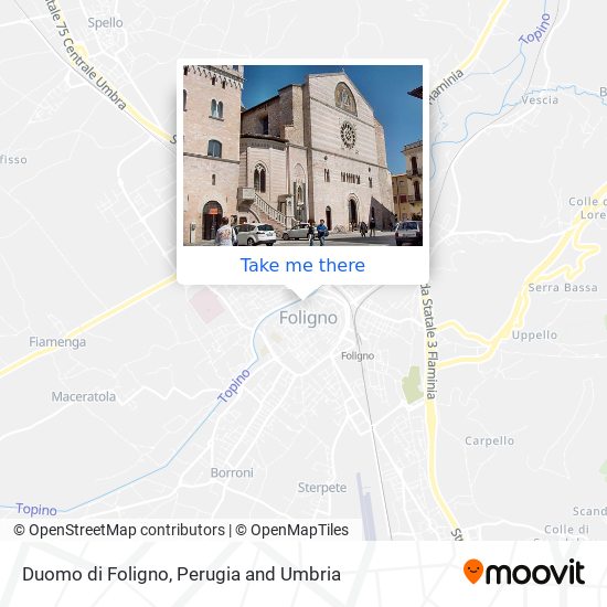 Duomo di Foligno map