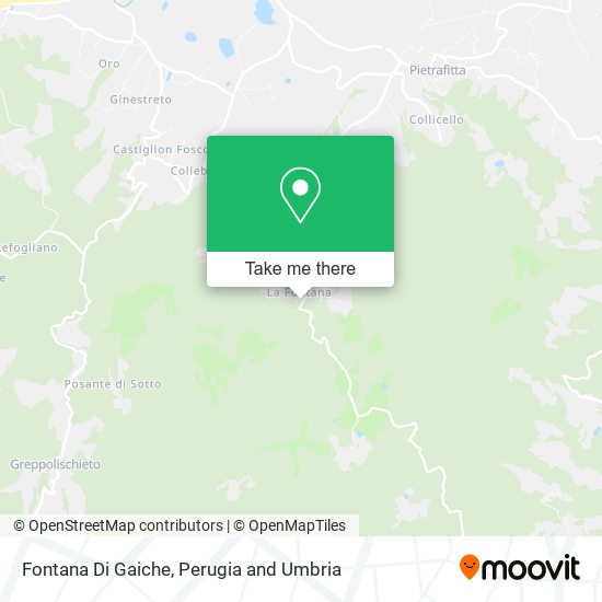 Fontana Di Gaiche map