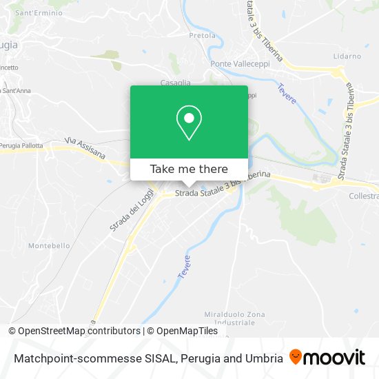 Matchpoint-scommesse SISAL map