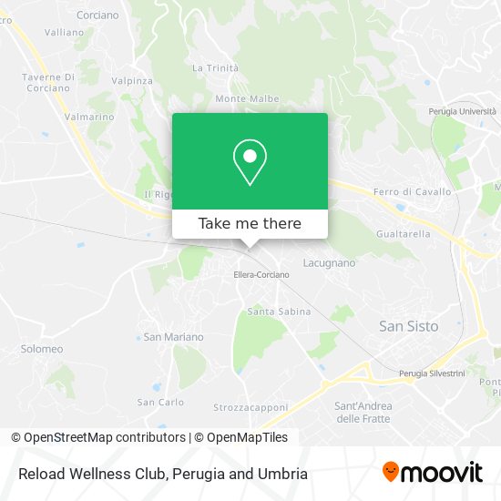 Reload Wellness Club map