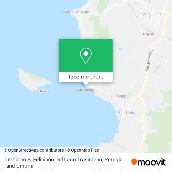 Imbarco S. Feliciano Del Lago Trasimeno map