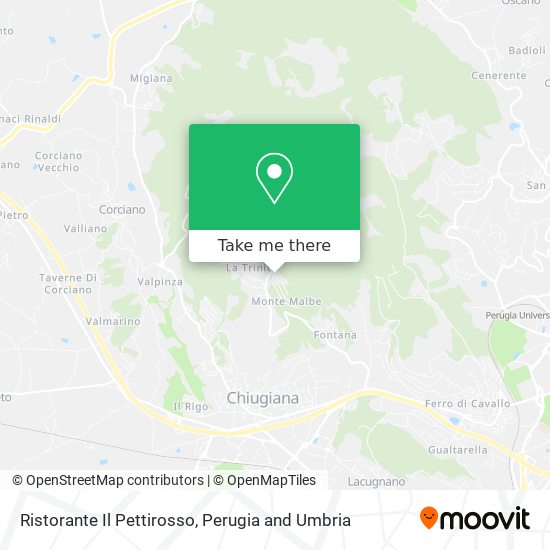 Ristorante Il Pettirosso map