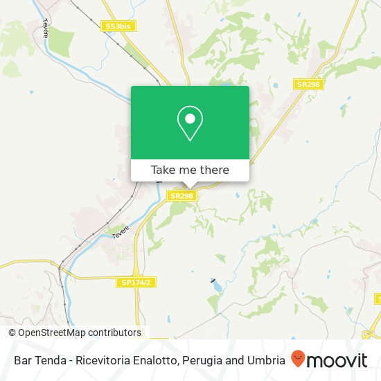 Bar Tenda - Ricevitoria Enalotto map